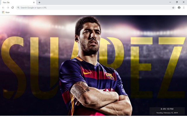 Luis Suárez New Tab & Wallpapers Collection
