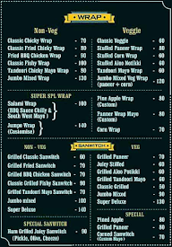 A2Z Burgers menu 2