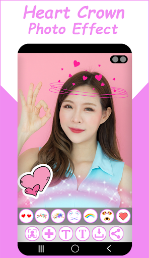 Heart Crown Photo Effect