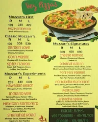 Mozzar's Pizzaworks menu 1