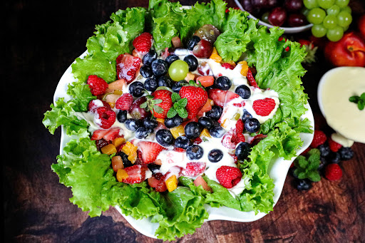 Summertime or Anytime Fruit Salad in a serving bowl.