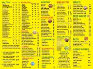 BCF Pizza menu 1