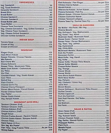 Buntas menu 