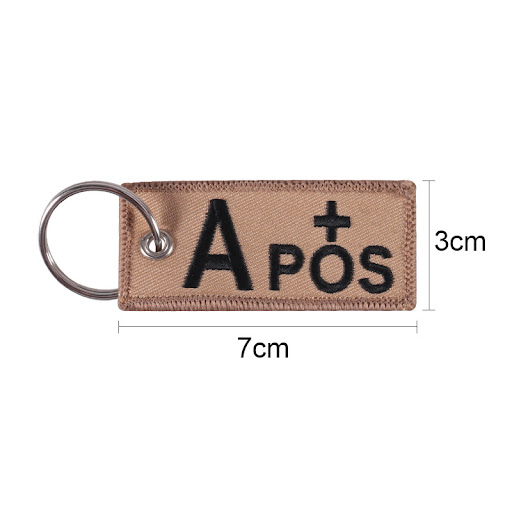 Title 2, Blood Type A B O Keychain Lanyard for Keys and ...
