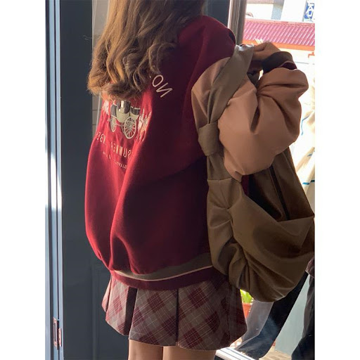 Title 6, American Vintage Baseball Jacket Womens Loose ...