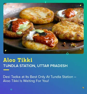 Aloo Tikki at Tundla Station is a true street food loved by every citizen in India