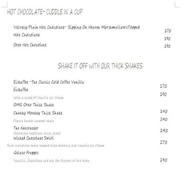 Cafe Soul Square menu 