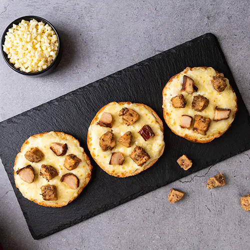 Chicken Bbq Garlic Bread