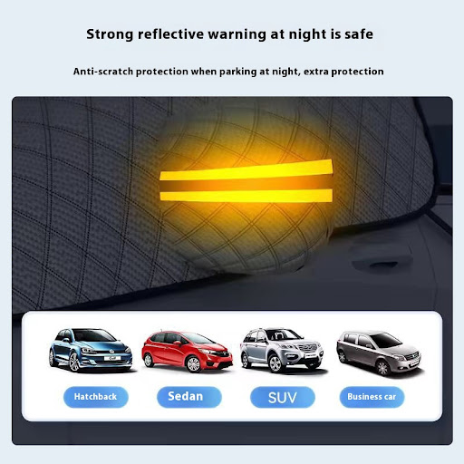 Title 2, Car Windshield Snow Cover with Thickened Fabric...