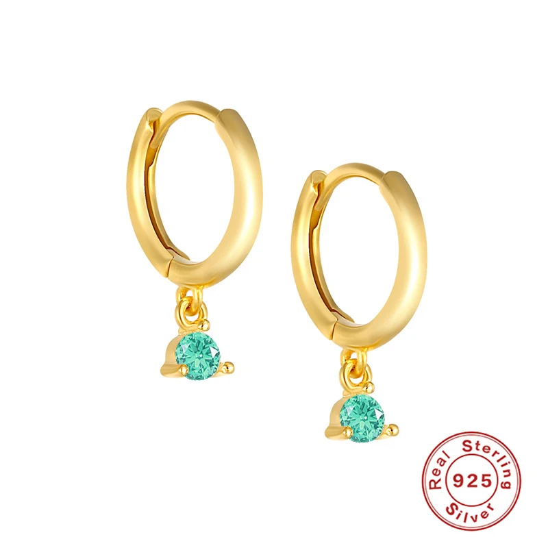 Women's Fashion Sterling Silver Zirconia Earrings, adding sparkle and elegance to your everyday style, perfect for any o