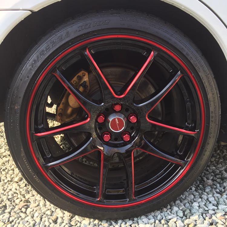 インプレッサ WRX STIのホイール紹介に関するカスタム事例の投稿画像1枚目