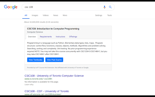 UofT Course Info