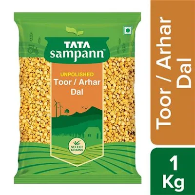 Tata Sampann Tur Dal 1 Kg - 1 pc