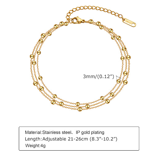 Title 7, Womens Minimalist Foot Rings Simple elegance f...