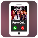 Rose (Blackpink) Fake Call App icon