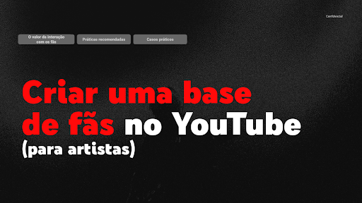 Criar uma base de fãs no YouTube (2 páginas)