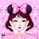 Thème de clavier Polka Dot Lovely Girl icon