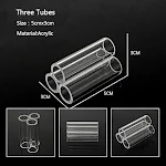 Acrylic Three Tubes