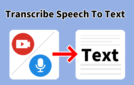 Transcribe Speech To Text small promo image