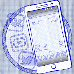 Cover Image of ダウンロード Sketch Launcher Theme 2.4 APK