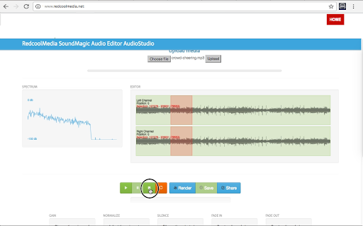 SoundMagic MP3 and WAV editor for audio files