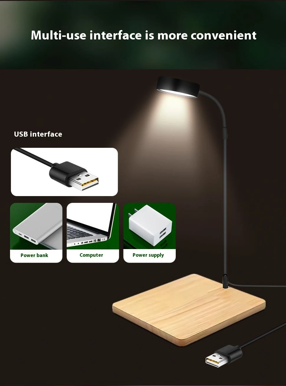 Title 6, LED Micro Landscape Fish Tank with Plant Lighti...