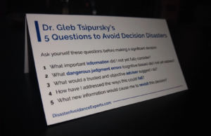 How to make decisions quickly decision aid: "5 Key Questions"