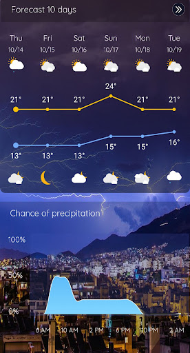 Screenshot Weather Forecast & Live Radar