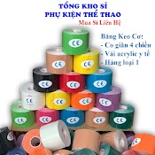 【 Kho Sỉ 】Băng Dán Cơ Thể Thao, Băng Keo Vải Phục Hồi Chấn Thương Khi Vận Động Mạnh