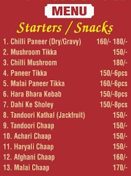 Tandoori Junction menu 1