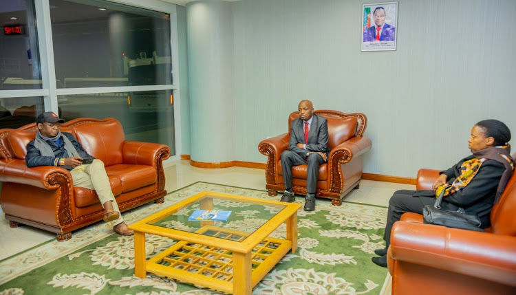 Trade Cabinet secretary Moses Kuria in Lusaka, Zambia.