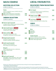 Monarch Restaurant menu 3