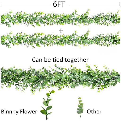 Title 4, Artificial Eucalyptus Leaves, Auspicious Grass,...