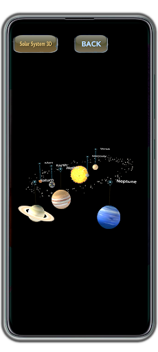 Screenshot Solar System 3D Interactive