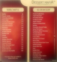 Dessert Mafia menu 2