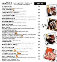 The Waffles Shop menu 1