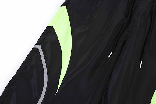 Title 7, Mens Patchwork Contrast Color Rush Straight-le...