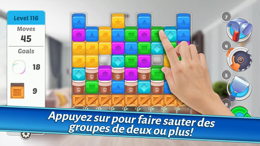 Télécharger Gratuit Home Designer – Match + Blast pour un relooking APK MOD (Astuce) screenshots 3