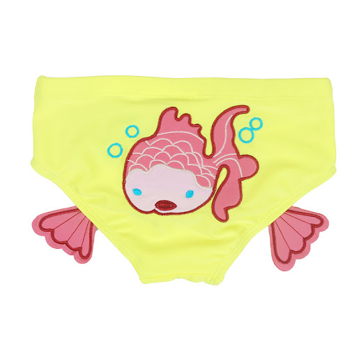 Title 3, Cute embroidered baby swimming trunks double de...