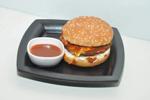 Veg Schezwan Cheese Burger