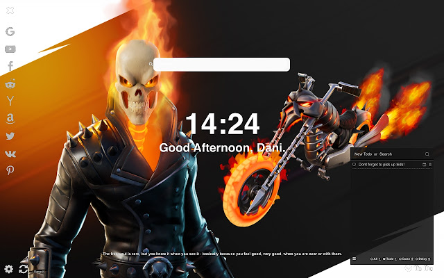 Ghost Rider Fortnite HD Wallpapers New Tab