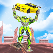 Superhero Robot Transform To Monster Truck  Icon