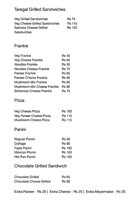 Dumpling Delights menu 