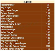 A Marron Burger menu 6