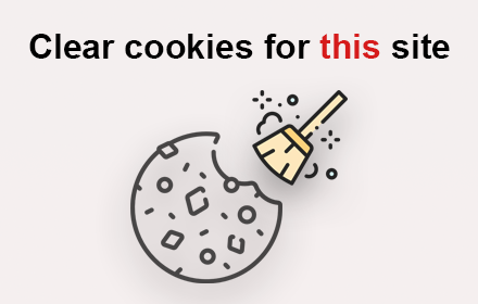 Clear cookies for one site small promo image