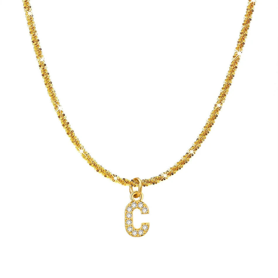 Titanium stalen sprankelende ketting voor dames met ingelegde zirkonia's Stijlvolle en duurzame dames sieraden Perfect voor dagelijks gebruik of als cadeau