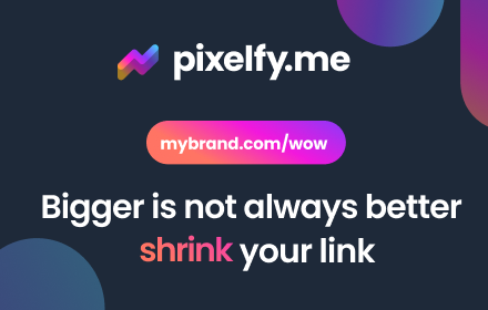 Pixelfy Link Shortener - Custom URL Shortener small promo image