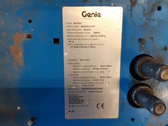 Picture of a GENIE GS-2032