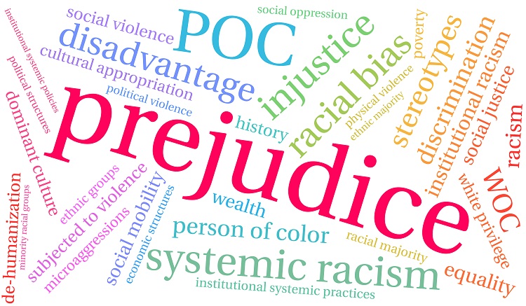 We accept prejudice as common place in society because we have no frame of reference for a society that is just, the writer says.