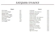 Satguru Snacks menu 2